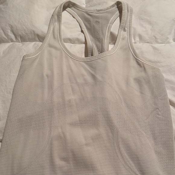 lululemon athletica Tops - Cream and purple tank top lululemon Racerback Tank Top